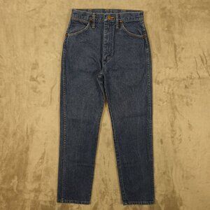 Vintage Wrangler High Waisted‎ Mom Jeans - Size 5x30 Blue Denim USA made